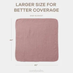 6-Layer Cotton Muslin Baby Blanket