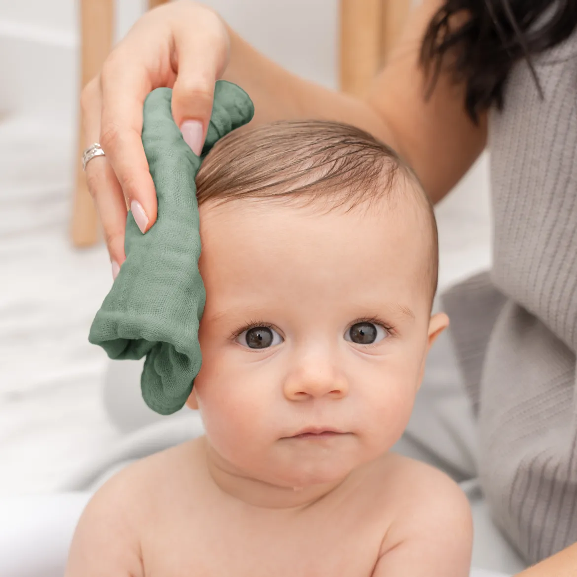 6-Layer Muslin Baby Washcloths (10 Pack)