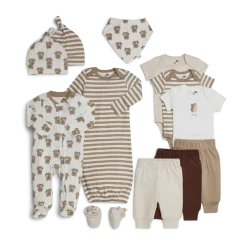 Layette Essentials Organic Cotton 12-Piece Gift Set