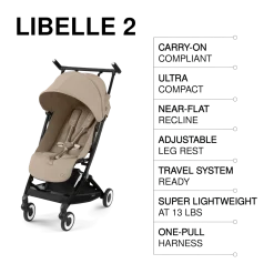 Libelle 2 Ultra-Compact Lightweight Travel Stroller