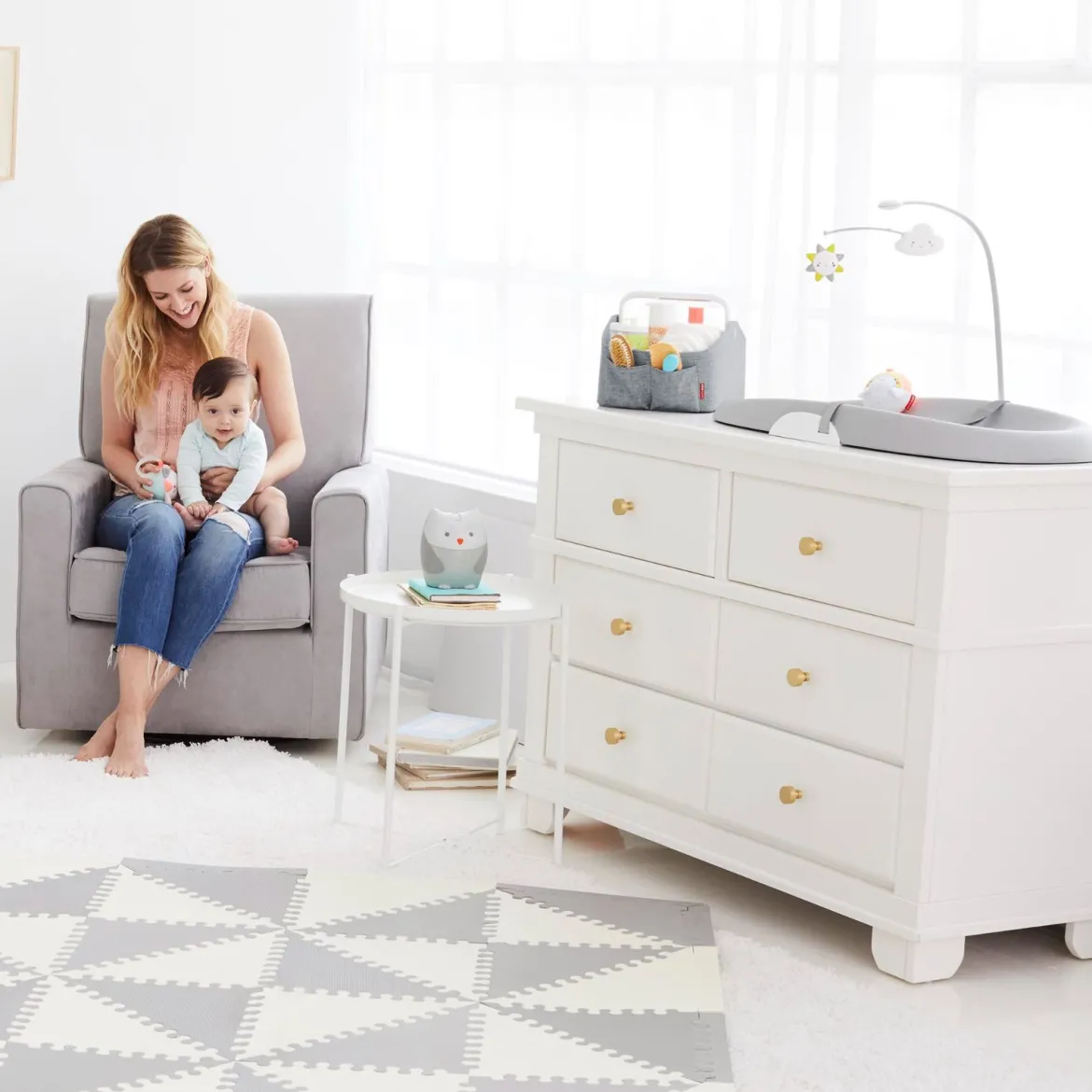 Light-Up Diaper Caddy