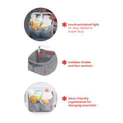 Light-Up Diaper Caddy