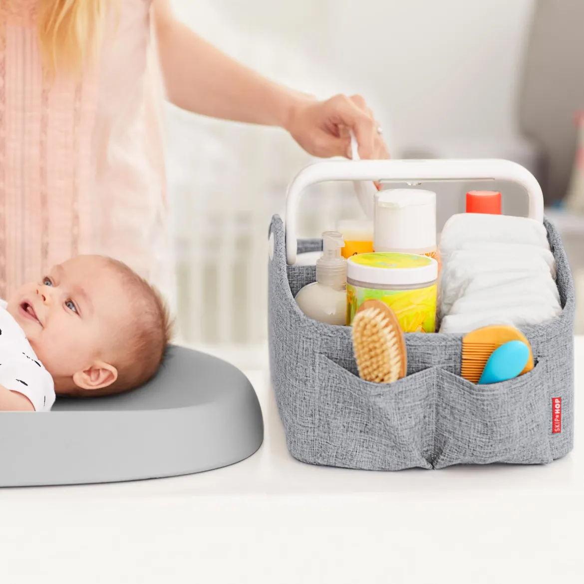 Light-Up Diaper Caddy