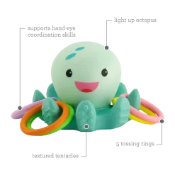 Light Up Ring Catcher Bath Toy