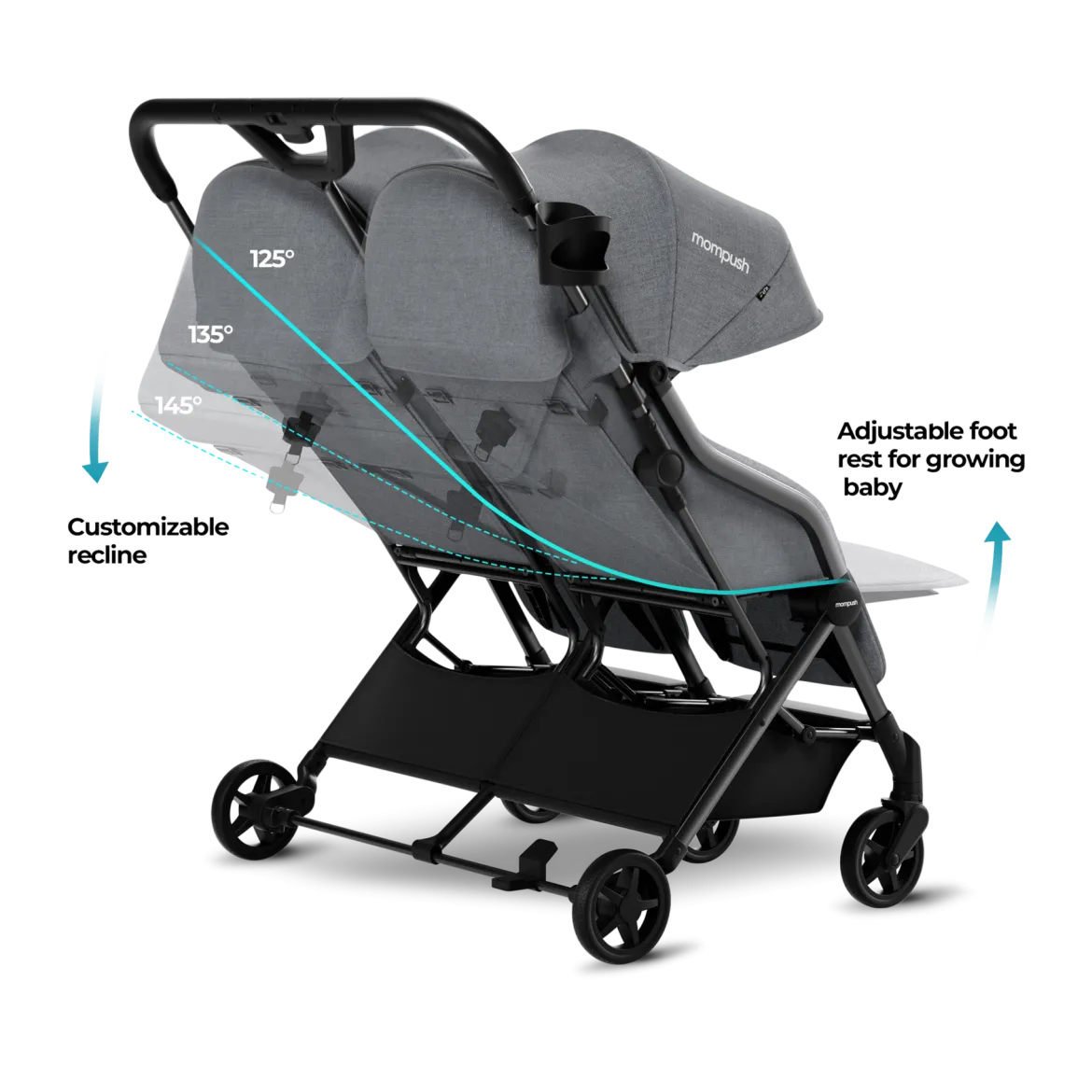 Lithe Double Stroller