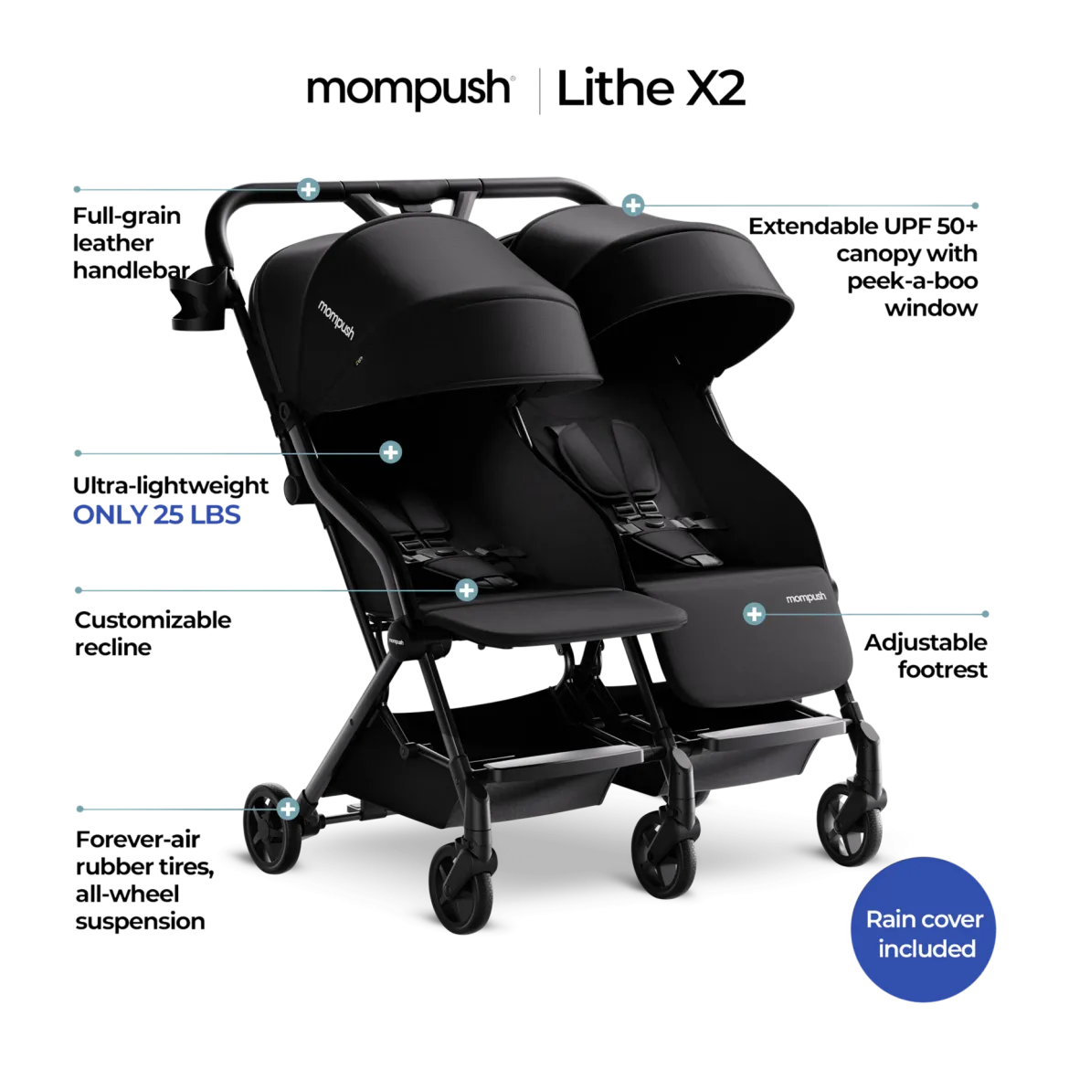 Lithe Double Stroller