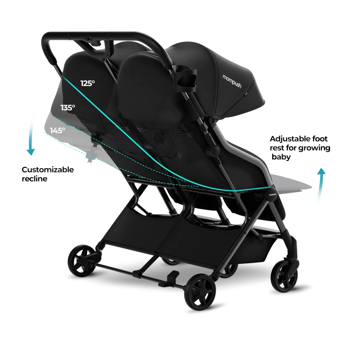 Lithe Double Stroller