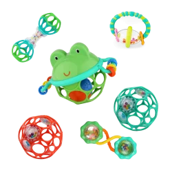 Little Shakers 6pc Rattle and Teether Baby Toy Gift Set