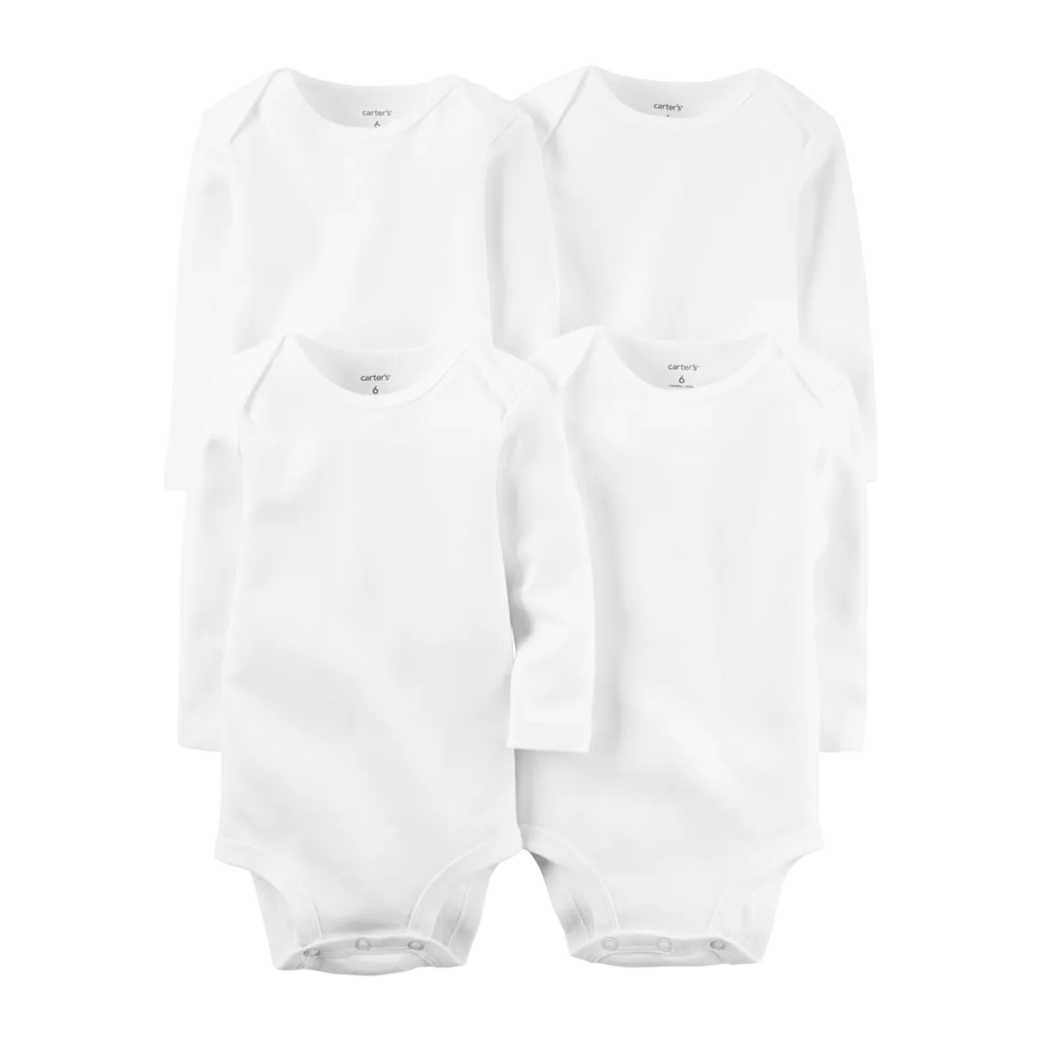 Long-Sleeve Bodysuits (4 Pack)