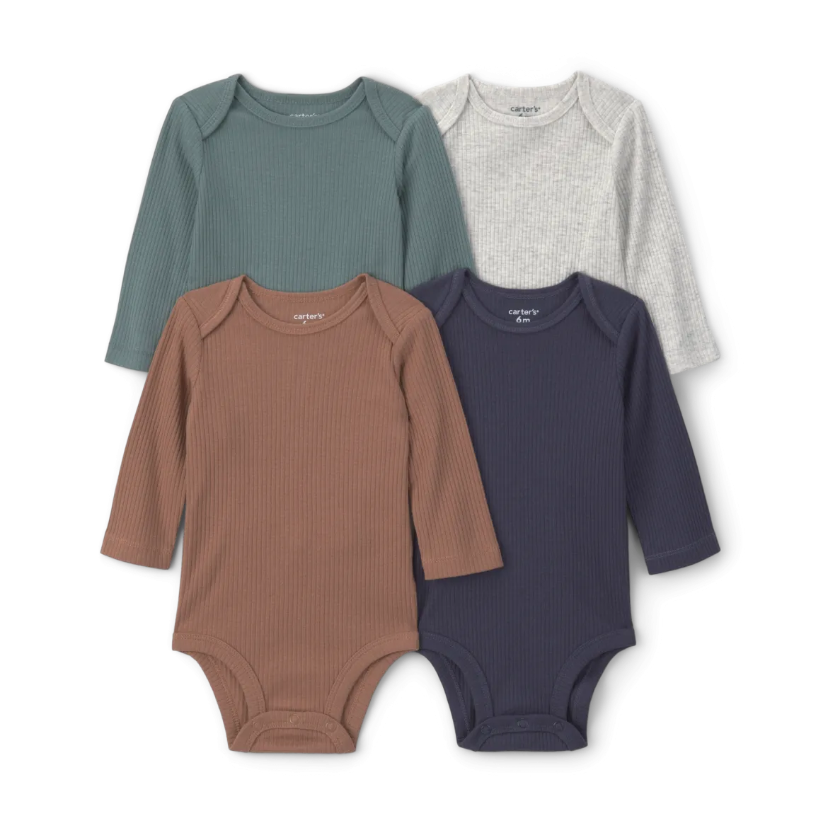 Long-Sleeve Bodysuits (4 Pack)