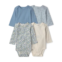 Long-Sleeve Bodysuits (4 Pack)