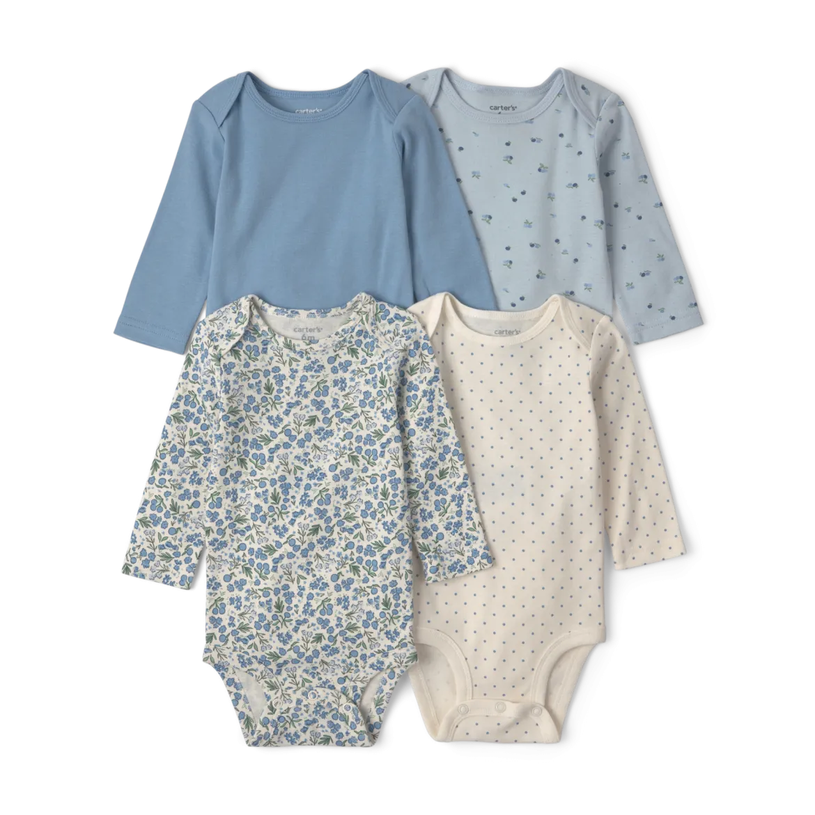 Long-Sleeve Bodysuits (4 Pack)