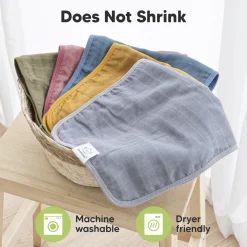 Lumi Muslin Burp Cloths (5 Pack)