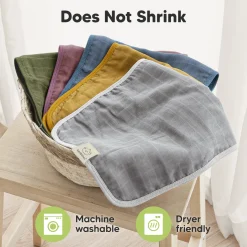 Lumi Muslin Burp Cloths (5 Pack)