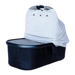LUXE Protection Bamboo Rayon Multi-Use Antimicrobial Air Filtering Infant Cover