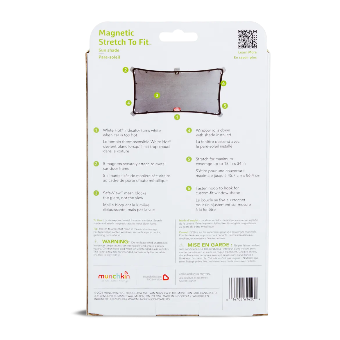 Magnetic Stretch to Fit Car Sun Shade