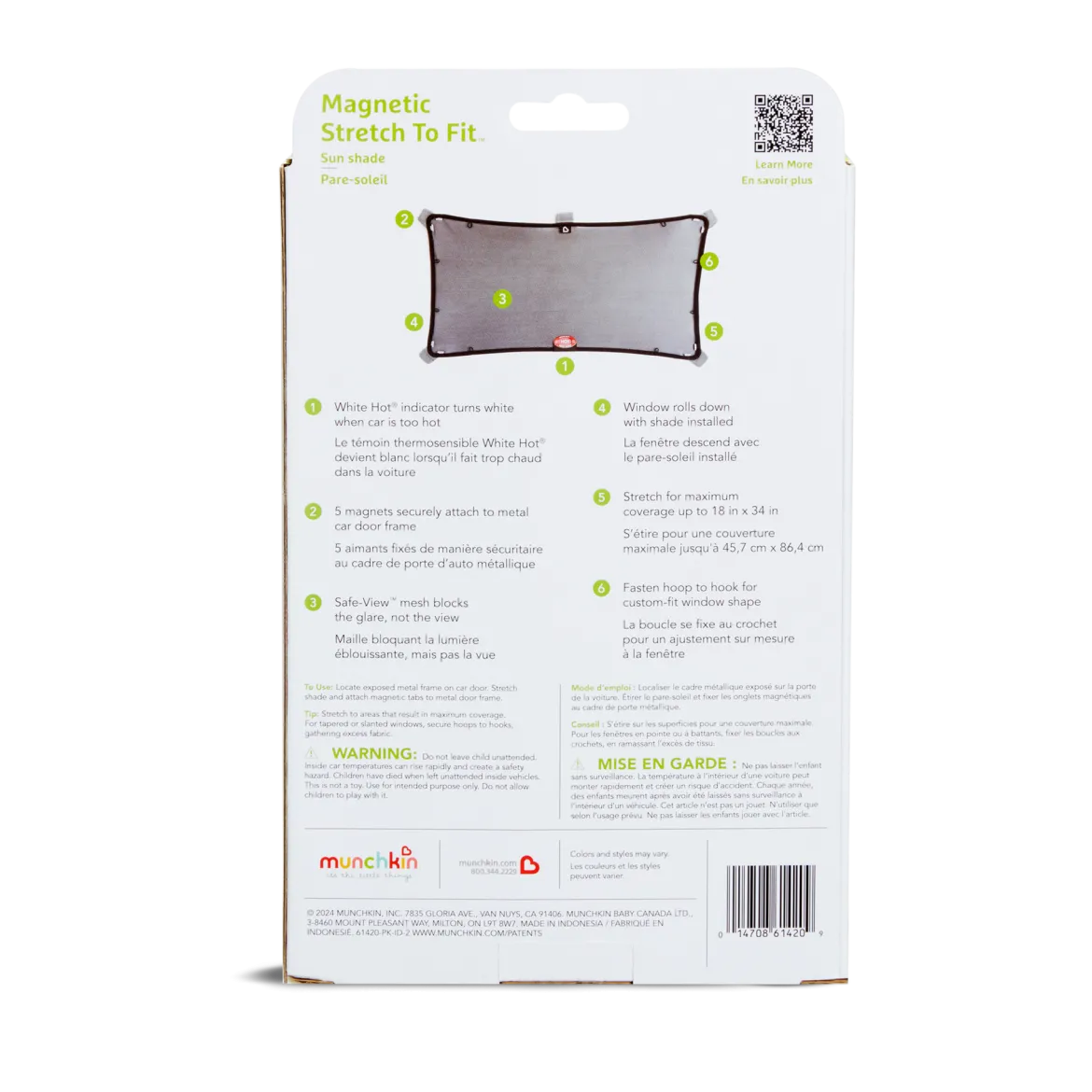 Magnetic Stretch to Fit Car Sun Shade
