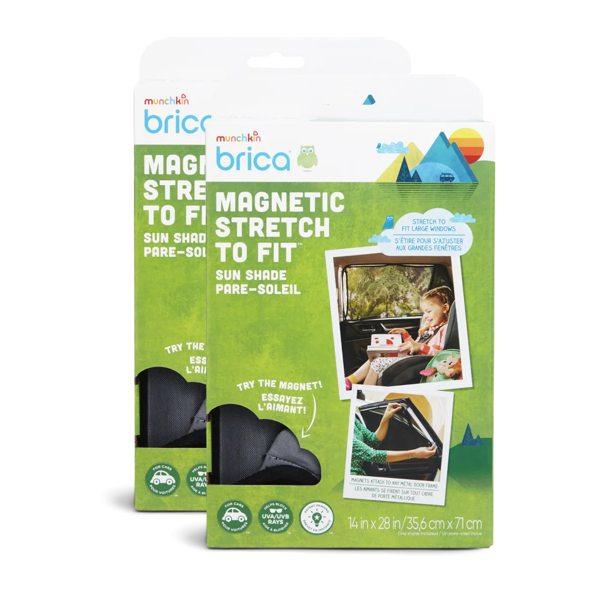 Magnetic Stretch to Fit Car Sun Shade
