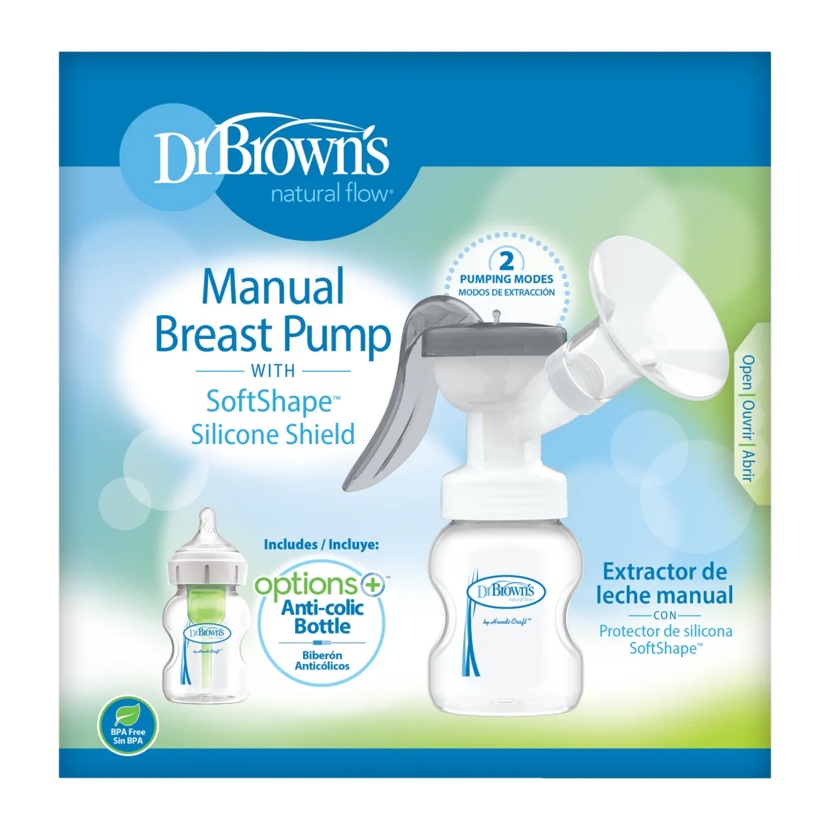 Manual Breast Pump With Silicone Shield