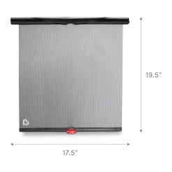 Mega White Hot Sun Rollershade