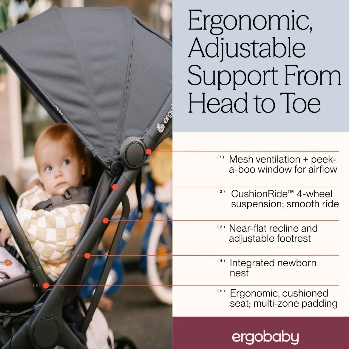 Metro 3 Compact Stroller