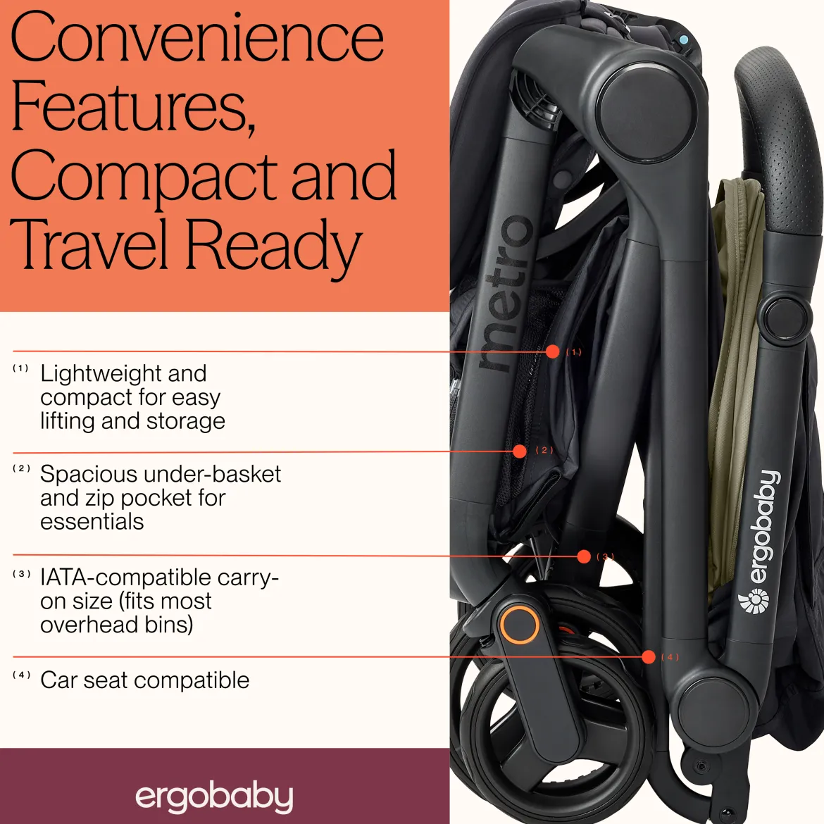 Metro 3 Compact Stroller