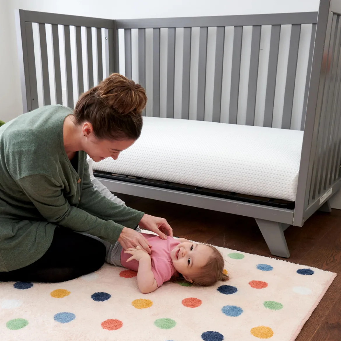 Mini Crib Size Breathe Safe Breathable Mattress