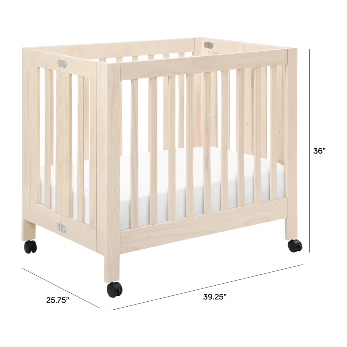Mini Origami Crib & Mini Organic Mattress Bundle