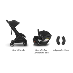 Minu V3 Stroller, Mesa V3 & Car Seat Adapters