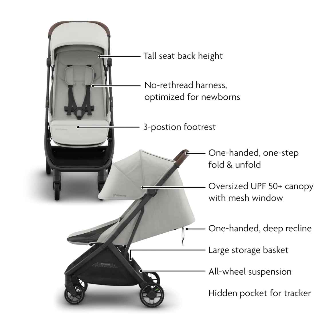 Minu V3 Stroller, Mesa V3 & Car Seat Adapters