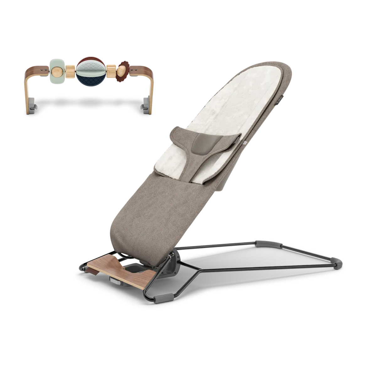 Mira 2-in-1 Bouncer and Seat & Toy Bar Bundle