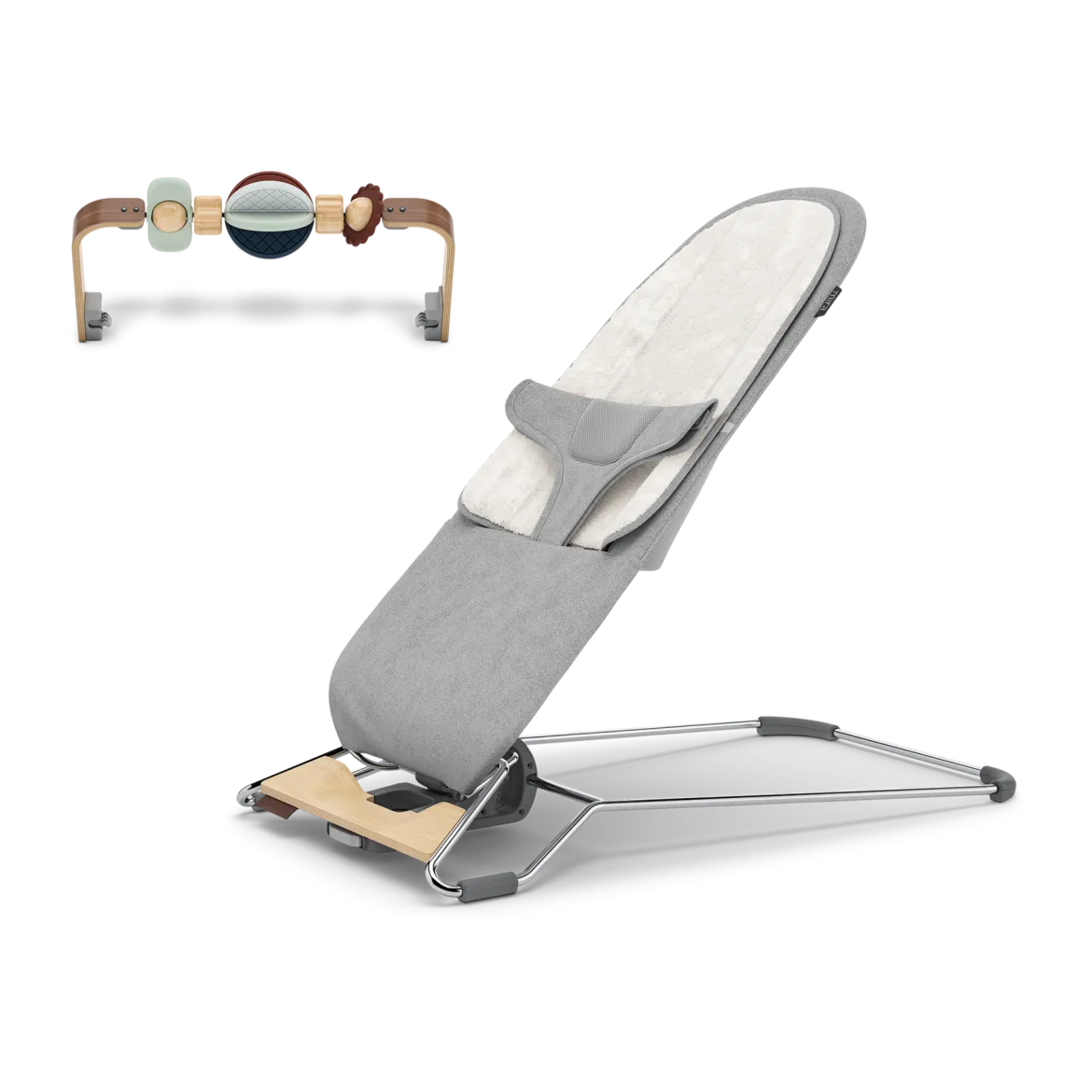 Mira 2-in-1 Bouncer and Seat & Toy Bar Bundle