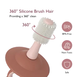 Momcozy 360 Silicone Baby Toothbrush, Toddler Toothbrush