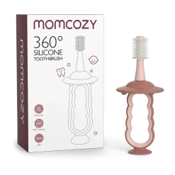 Momcozy 360 Silicone Baby Toothbrush, Toddler Toothbrush