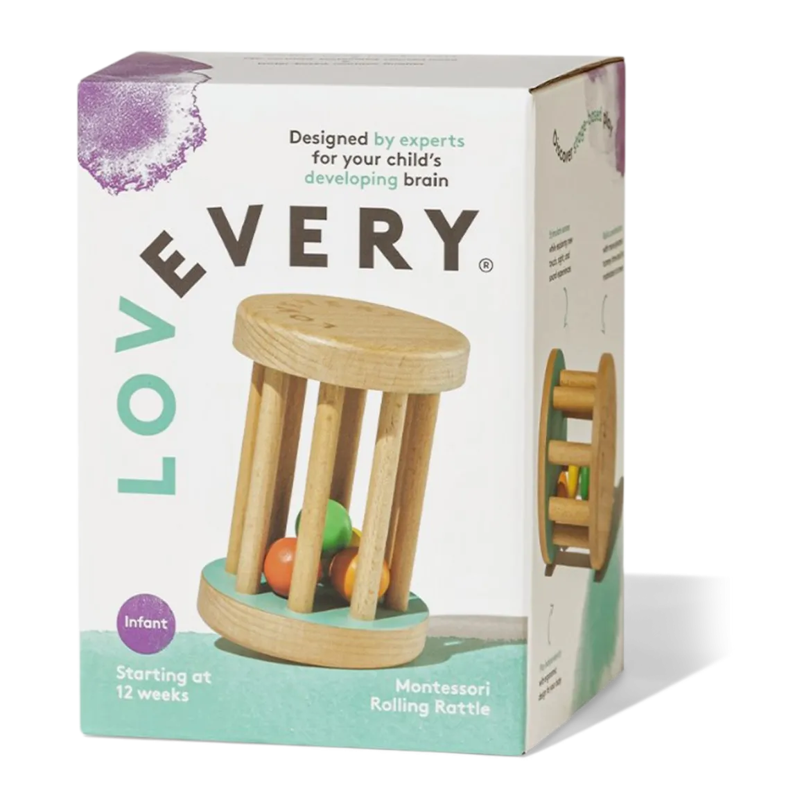 Montessori Baby Rolling Rattle