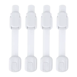 Multi-Purpose Adhesive Child Safety Strap (4-Pack)