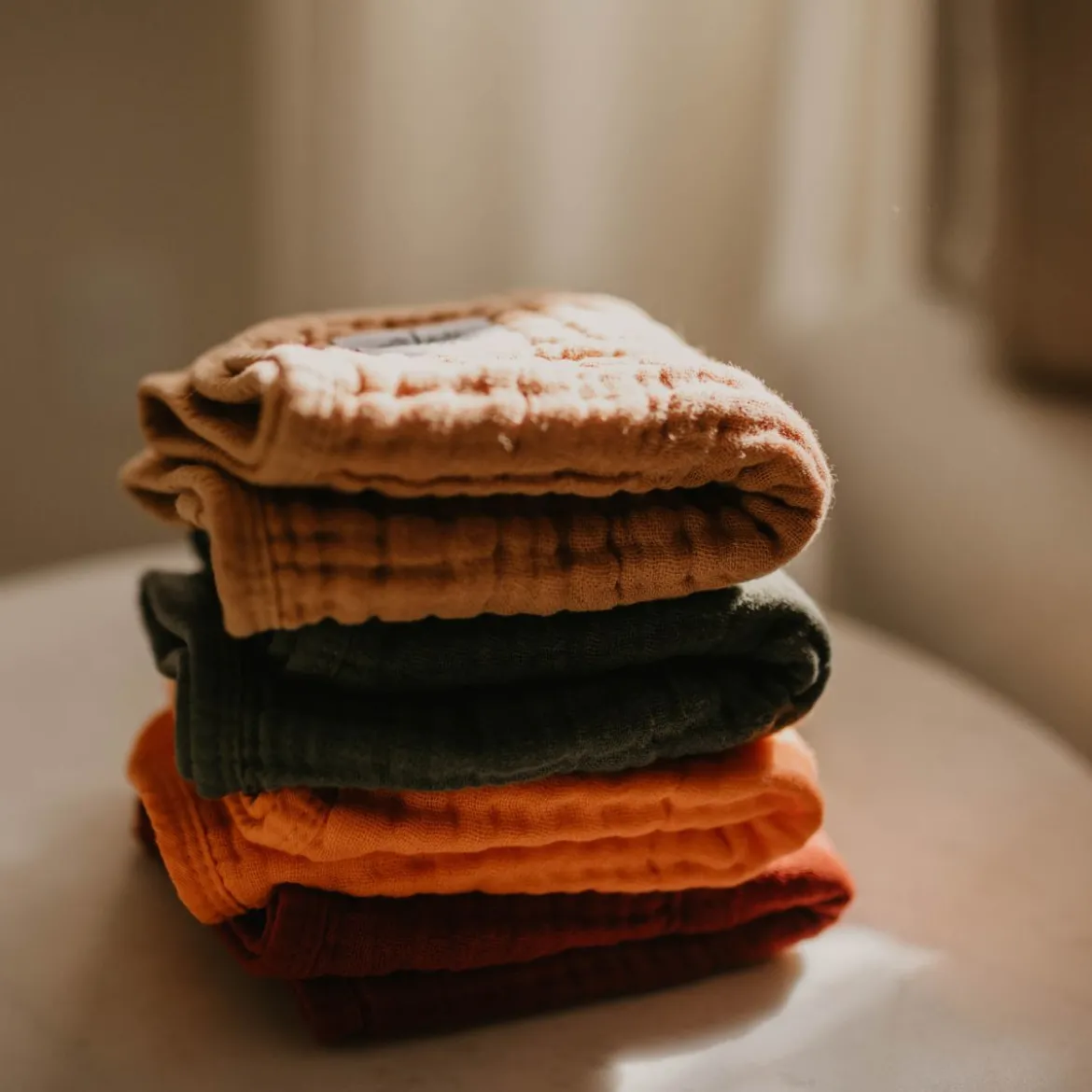 Muslin Cotton Burp Cloths (4-Pack)