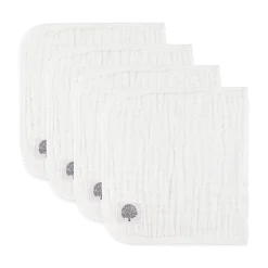 Muslin Cotton Burp Cloths (4-Pack)