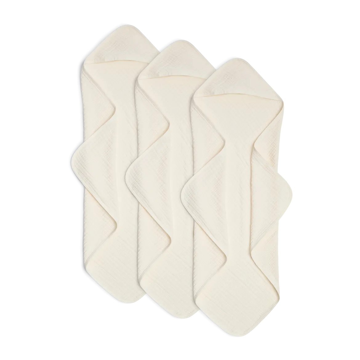 Muslin Hooded Towels (3 Pack)
