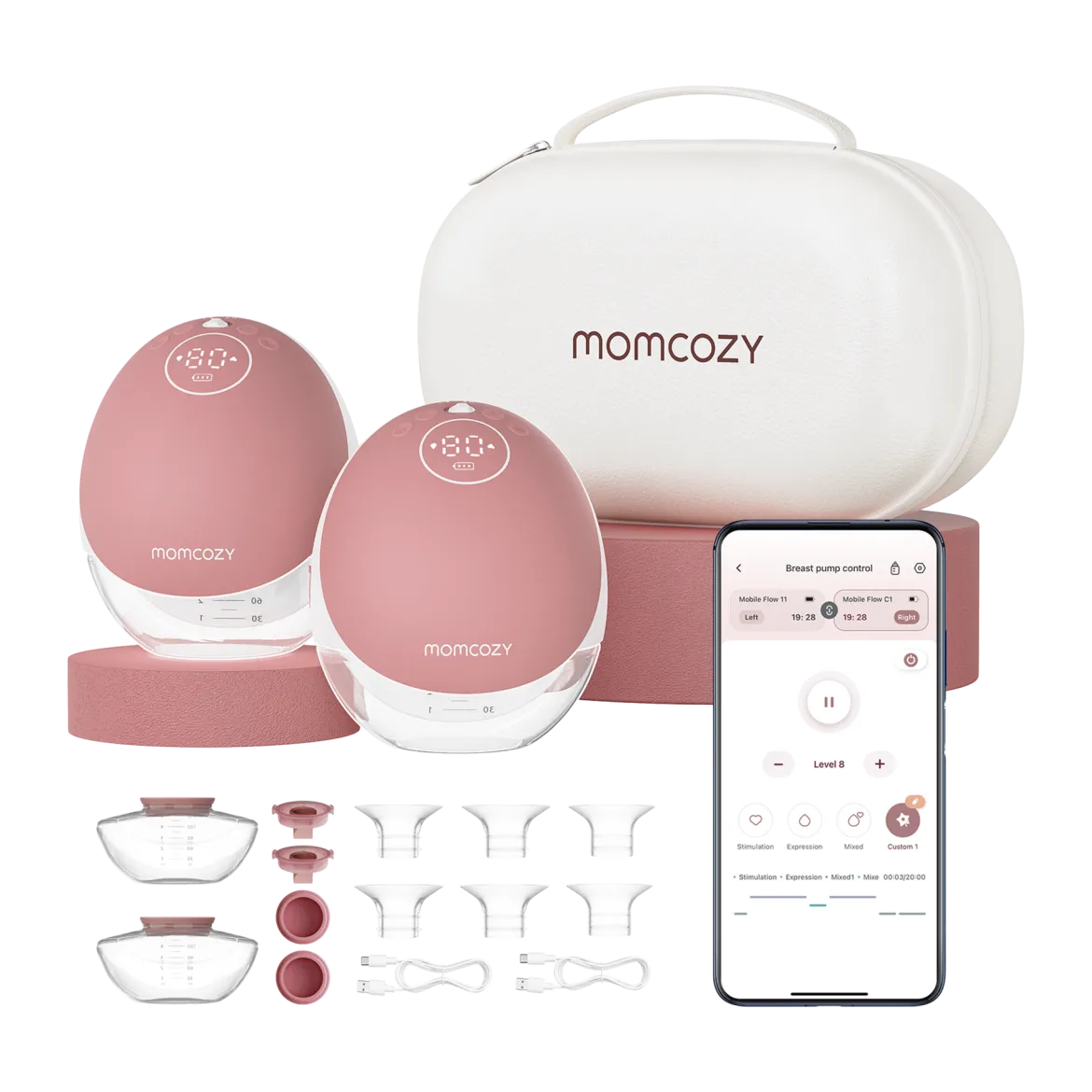 M9 Wearable Electric Breast Pump with Smart App