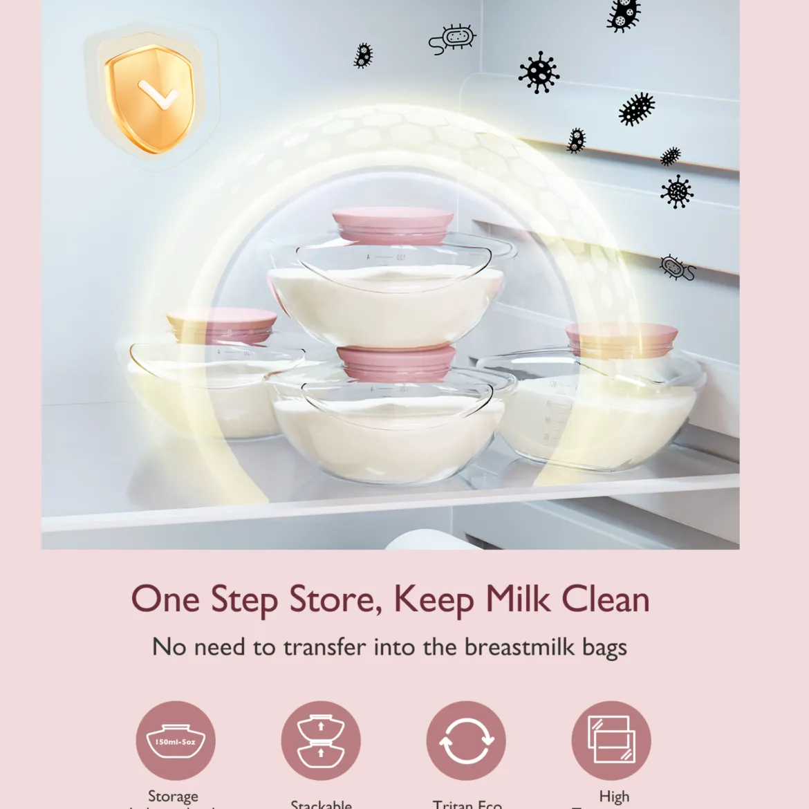 M9 Wearable Electric Breast Pump with Smart App