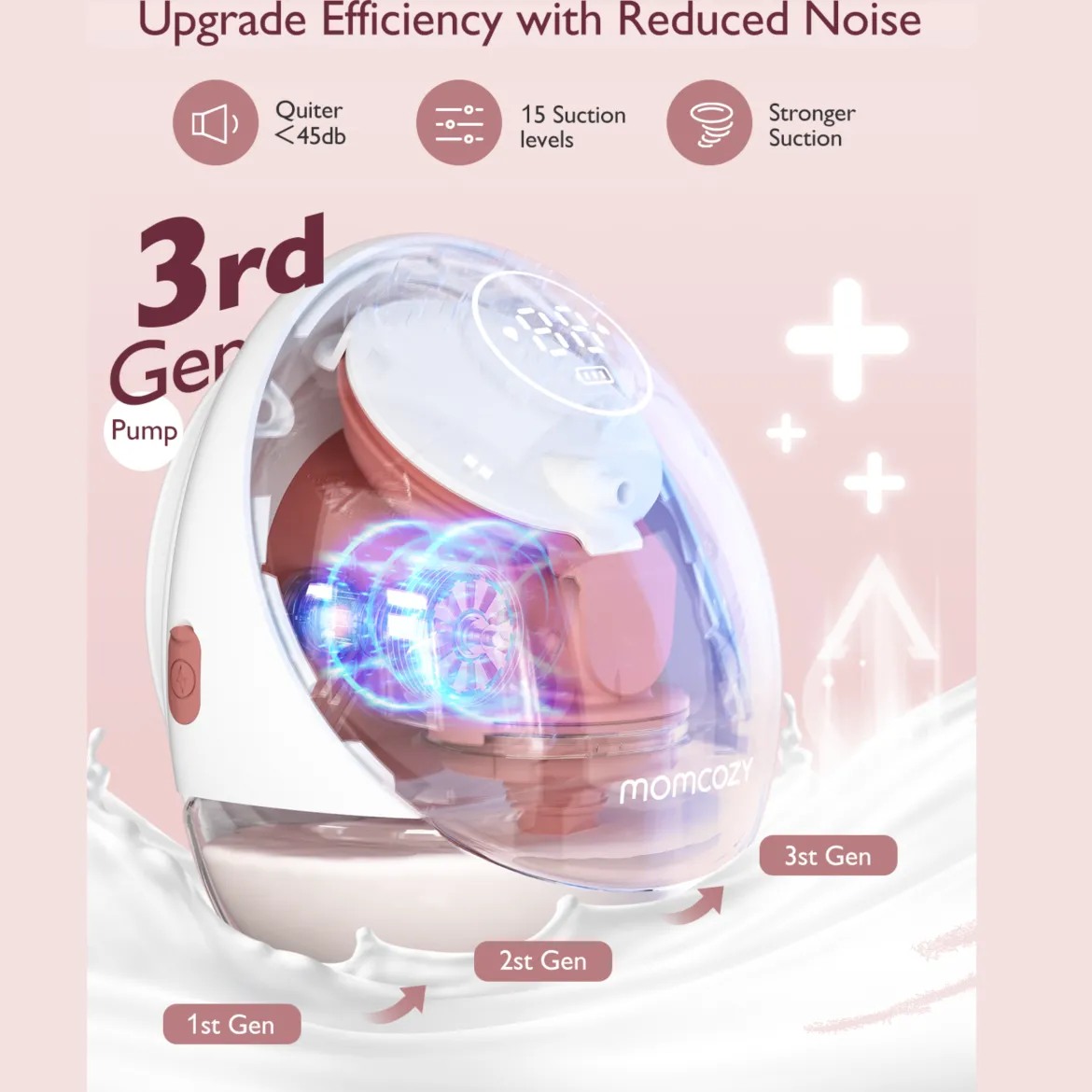 M9 Wearable Electric Breast Pump with Smart App