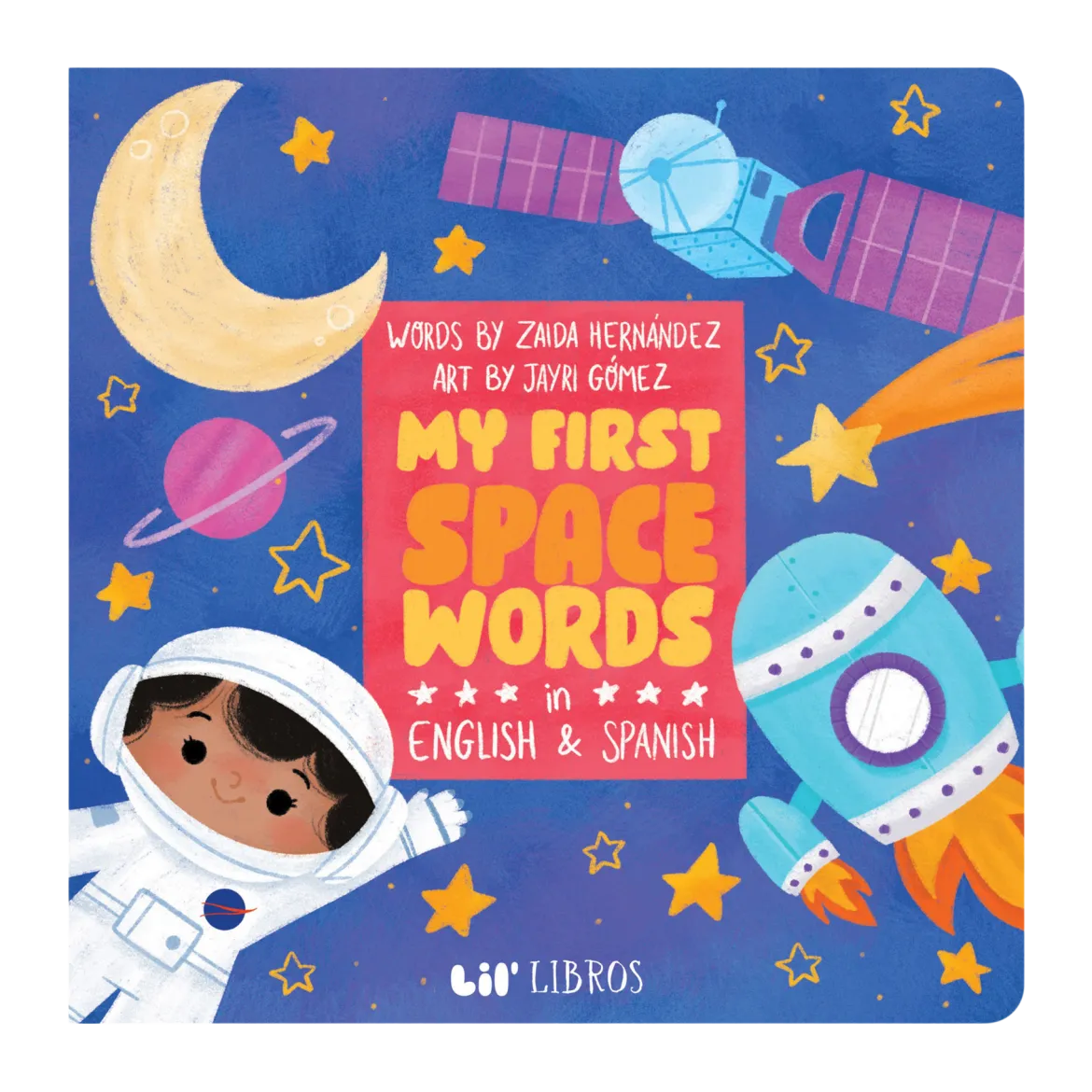 My First Space Words in English and Spanish