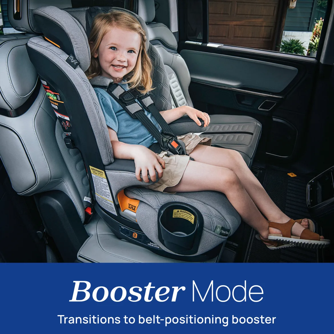 MyFit Air ClearTex Harness + Booster Car Seat