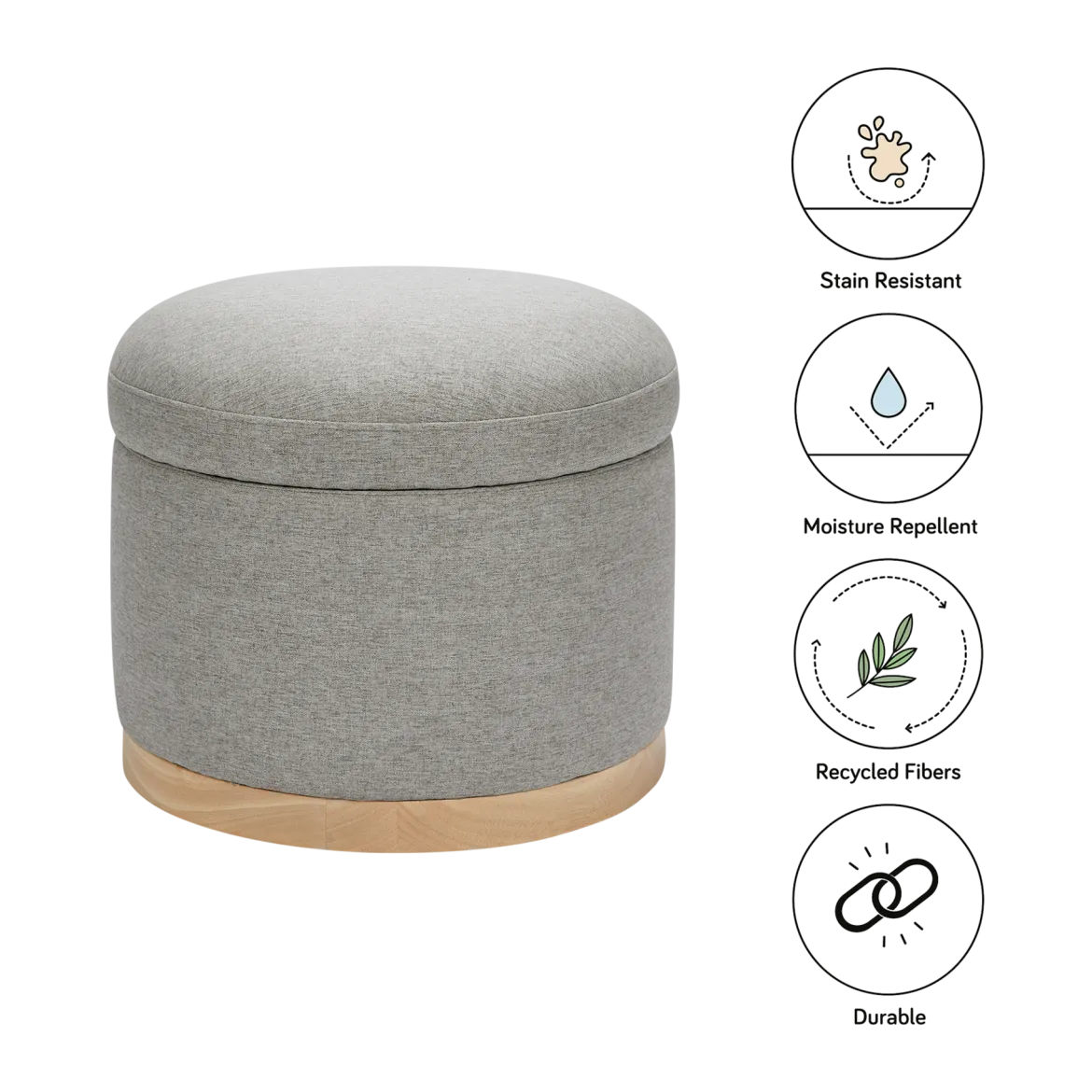 Naka Storage Ottoman