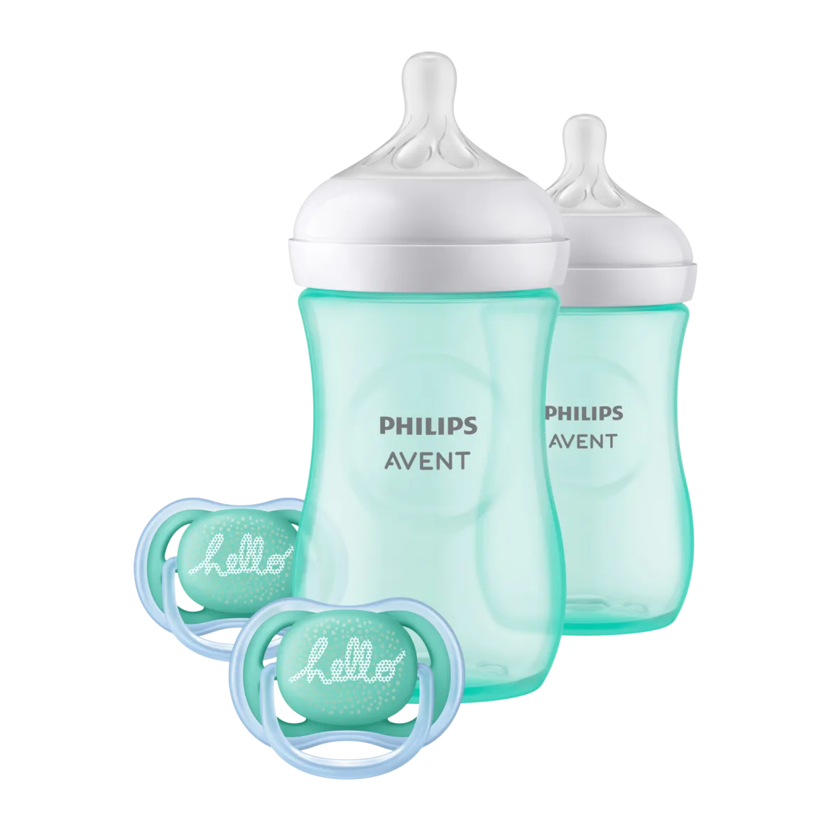 Natural Baby Bottle with Natural Response Nipple Teal Baby Gift Set