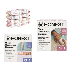 Newborn Diapers & Wipes Starter Bundle