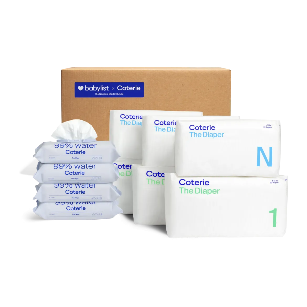 Newborn Diaper & Wipes Starter Bundle
