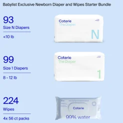 Newborn Diaper & Wipes Starter Bundle
