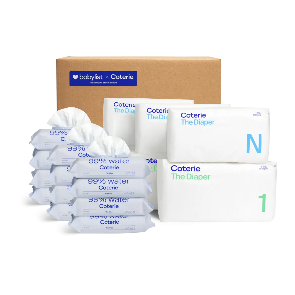 Newborn Diaper & Wipes Starter Bundle